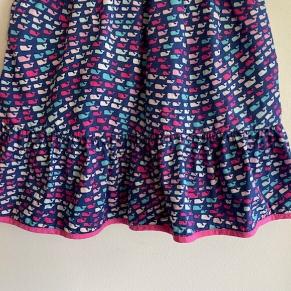 VINEYARD VINES School of Whales Crewneck Dress Blue/Pink - Picture 5 of 15